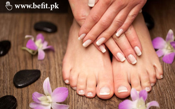 manicure and pedicure at home